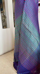 VRITI – CONTEMPORARY KANJIVARAM DEFINED BY COLOUR AND TEXTURED CHECKS
