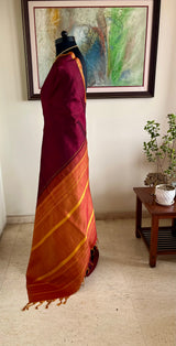 TILAKA – A PLAY OF DARK AND LIGHT IN KANJIVARAM SILK
