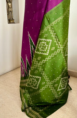 SHILINI – A POCHAMPALLY OF TEMPLE MOTIFS AND ZARI