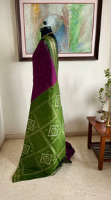 SHILINI – A POCHAMPALLY OF TEMPLE MOTIFS AND ZARI