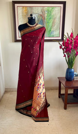 SUVANSHI - PAITHANI WITH NARALI BORDER MOR KUNDA AANCHAL