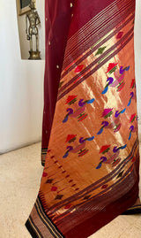 SUVANSHI - PAITHANI WITH NARALI BORDER MOR KUNDA AANCHAL