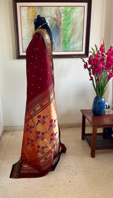 SUVANSHI - PAITHANI WITH NARALI BORDER MOR KUNDA AANCHAL