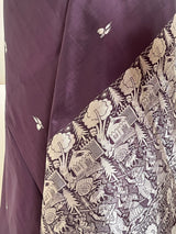 PAVANYA – UNIQUE KANJIVARAM SAREE WITH VILLAGE SCENE AANCHAL