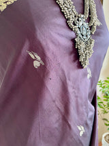 PAVANYA – UNIQUE KANJIVARAM SAREE WITH VILLAGE SCENE AANCHAL