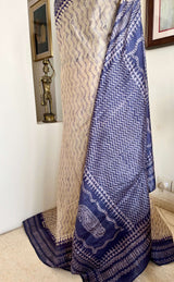 SANAYA - MODERN BEIGE TUSSAR WITH TIMELESS CHARM