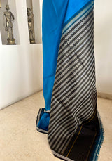 MADHUSMITA - VINTAGE BOMKAI SILK WITH RUDRAKSHA AND TEMPLE MOTIF BORDER