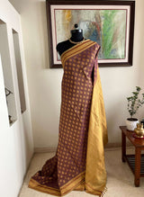 VINOTHINI - LIGHTWEIGHT MAUVE KANJIVARAM WITH RICH ZARI DETAILING