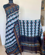 ANAHITA- SUMMER SPLENDOR, POCHAMPALLY COTTON SAREE WITH IKAT MOTIFS