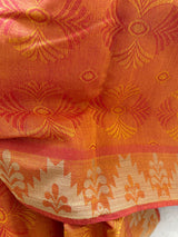 RATHI- KESARIYA SOUTH COTTON WITH A FULLY WOVEN BORDER