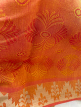RATHI- KESARIYA SOUTH COTTON WITH A FULLY WOVEN BORDER