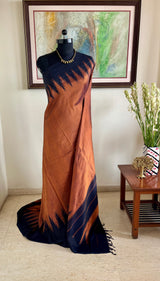 IYLA – KANJIVARAM WITH TEMPLE BORDERS, AANCHAL WITH THZAMPU