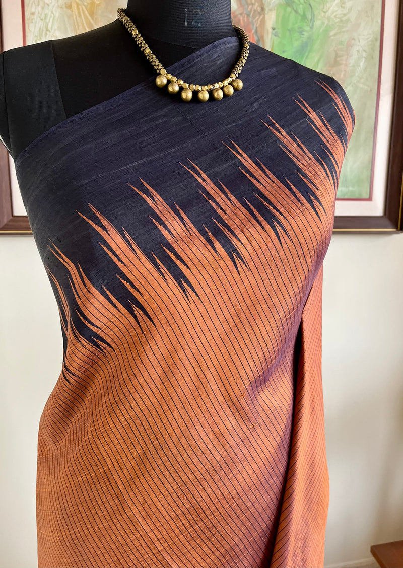 IYLA – KANJIVARAM WITH TEMPLE BORDERS, AANCHAL WITH THZAMPU