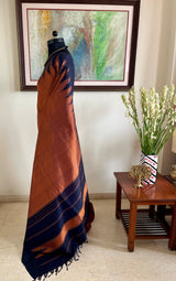 IYLA – KANJIVARAM WITH TEMPLE BORDERS, AANCHAL WITH THZAMPU