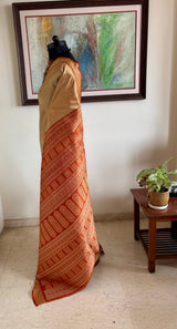 BHADRIKA — BOMKAI SILK WHERE RUST DETAILS TAKE CENTRE STAGE
