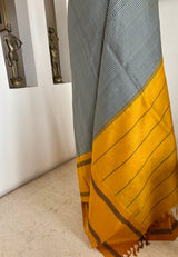 SUMATI — CHECKS AND RUDRAKSHA DEFINE THIS KORVAI KANJIVARAM