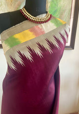 MADHUMATHI – EARTHY IKKAT RHYTHMS IN TEMPLE FRAMED WEAVE