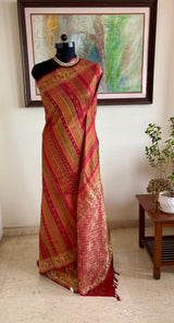 GULNAR — A BANARASI SILK WHERE FLORALS TAKE CENTRE STAGE
