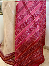 LIPSA – NEVER WORN NATURAL KHADI-COLORED GOPALPUR TUSSAR