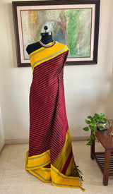 SANHITA – KORVAI VELDHARI KANJIVARAM IN DARK COFFEE BROWN ELEGANCE