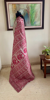 SWAGATA – A VINTAGE BALUCHARI WOVEN WITH KRISHNA’S TIMELESS STORIES