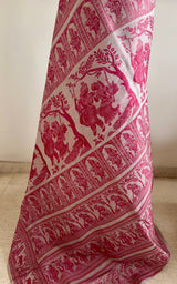 SWAGATA – A VINTAGE BALUCHARI WOVEN WITH KRISHNA’S TIMELESS STORIES