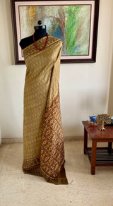SARASVANI – EARTHY PATOLA WITH RICH MOTIF PLAY AND CONTRAST