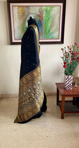 MEHERNAZ — TIMELESS BLACK BANARASI WITH WOVEN ELEGANCE