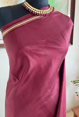 NANGAI- CHOCOLATE KANJIVARAM WITH CHEVRON DIAMOND RHYTHM