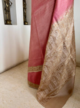 ZAINAB — PASTEL PINK TANCHOI WITH TIMELESS BANARASI GRACE
