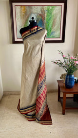 RITUPAMA - INTRICATE BOMKAI WITH ARTISTIC AANCHAL DETAILS