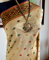 KETEKI — ASSAM SILK FRAMED IN FLORALS AND VIVID COLOUR