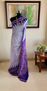 GITASMITA — KHANDUA SILK IN SOFT MAUVE AND PURPLE