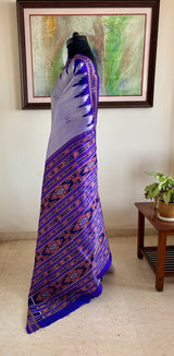GITASMITA — KHANDUA SILK IN SOFT MAUVE AND PURPLE