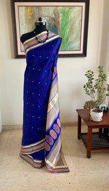 PALLABEE- VIBRANT BOMKAI WITH STUNNING MOTIF RICH AANCHAL
