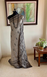 LIPIKA — GREY BALUCHARI WITH MAHABHARATA STORYTELLING WEAVES