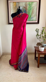 SOWJANYA - RICH FUCHSIA KANJIVARAM SILK CLASSIC