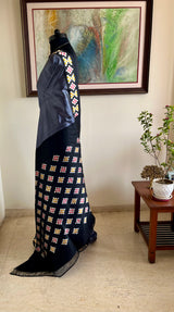 HARSHIKA - DOUBLE IKKAT IN STRIKING CONTRASTS