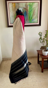 SHRUTANGI – REVERSIBLE 2-IN-1 BLACK MAROON KANJIVARAM