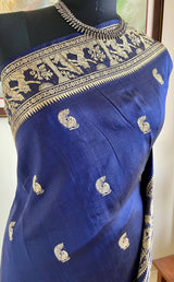 TIYASHA – PEACOCK MOTIFS AND STORYTELLING BALUCHARI SILK