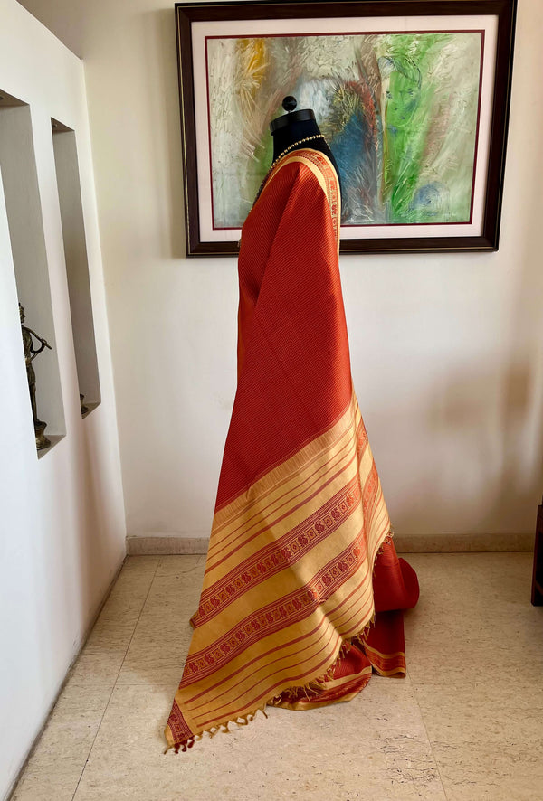 VENMATHI – KORVAI KATTAM WITH BHENDU AANCHAL ELEGANCE