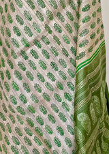 SIKATA- ELEGANT GOPALPUR GHEICHA TUSSAR SAREE WITH FLORAL MOTIFS