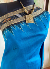 PRIYAMVADA — BLUE KHANDUA SILK ROOTED IN ODISHA’S TRADITION