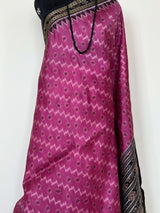 ARCHITA- UNIQUE PINK KHANDUA SILK WITH RUDRAKSHA BORDER AND BANDHA