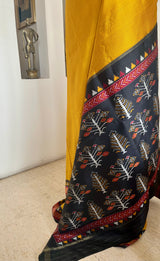 DEVANIKA – POCHAMPALLY SILK WITH STRIKING TREE MOTIFS