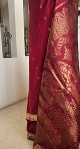 KOMALII – KATAN BANARASI WITH STORYTELLING ZARI WEAVES