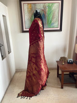 KOMALII – KATAN BANARASI WITH STORYTELLING ZARI WEAVES
