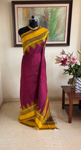 MRINALITA – A KANJIVARAM WITH UNUSUAL COLOURS AND TRADITIONAL DETAILING