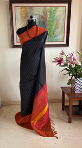 SAISMITA – A CONTEMPORARY KANJIVARAM SILK WITH STRIKING CONTRASTS AND CLASSIC CHECKS