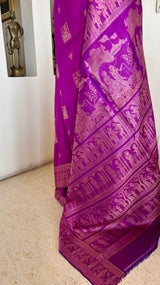 MANJULIKA — A BALUCHARI WOVEN WITH STORIES AND STRIKING COLOUR